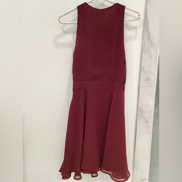 🔴WINE WRAP DRESS BY FOREVER 21 EXCLUSIVE🔴🔴 - Picture 7 of 12